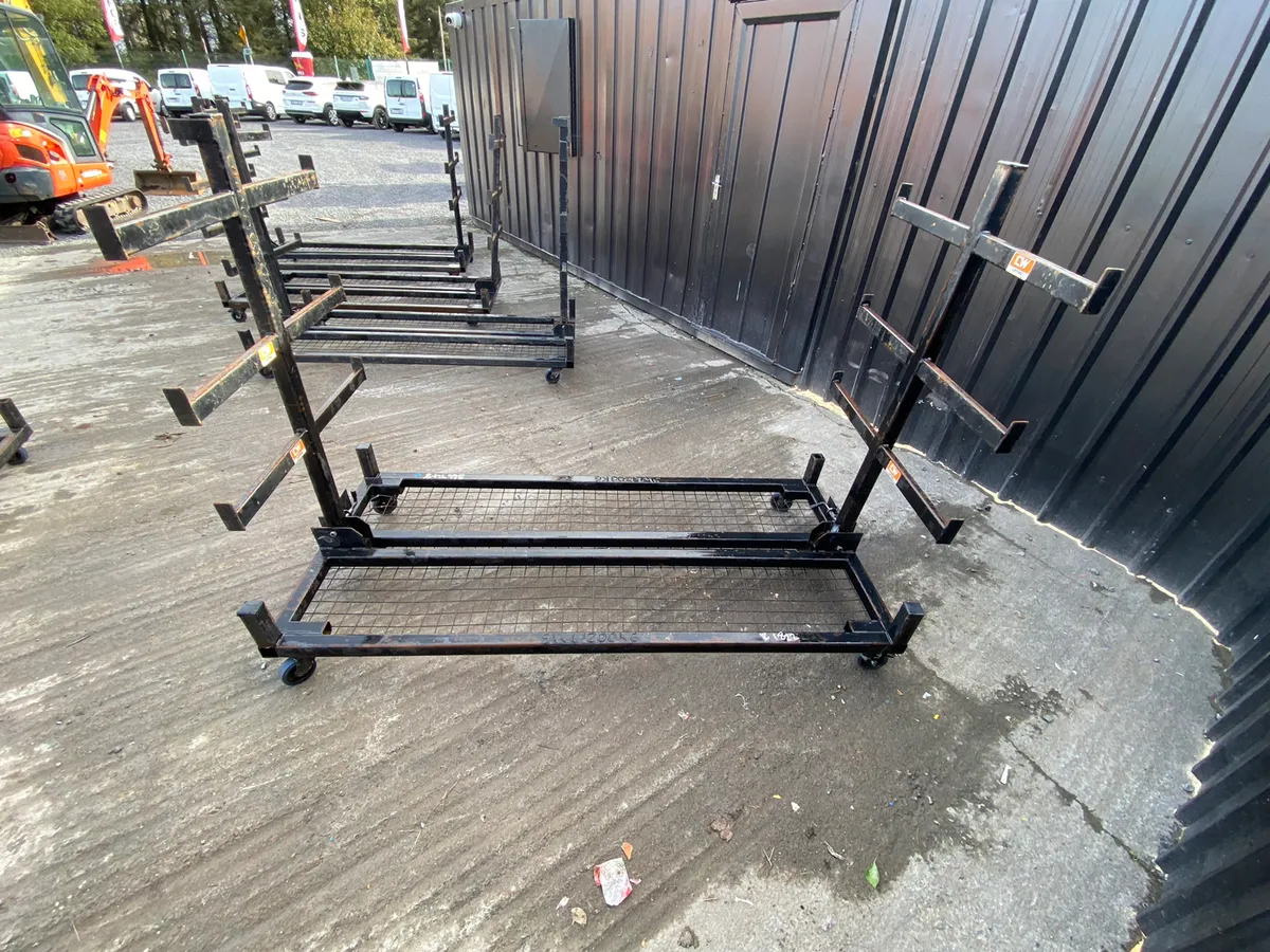 Choice Of 5 Heavy Duty Pipe Rack Trolley - Image 2