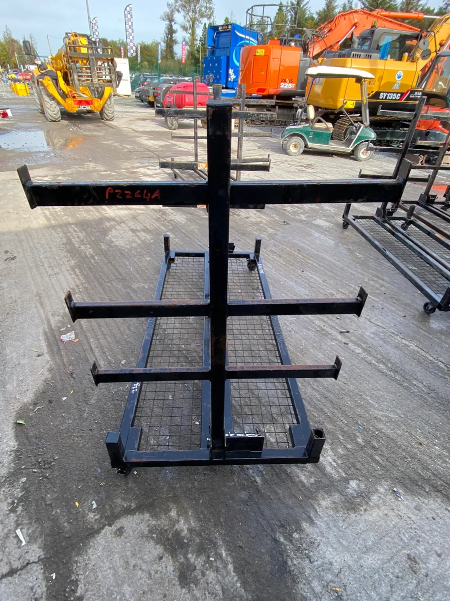 Choice Of 5 Heavy Duty Pipe Rack Trolley - Image 3