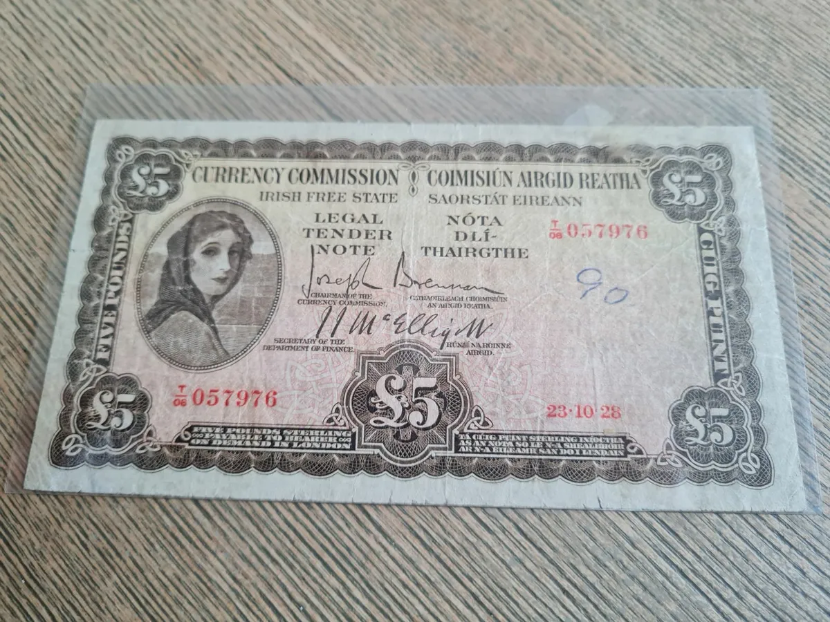 Lady lavery 1928 £5 banknote