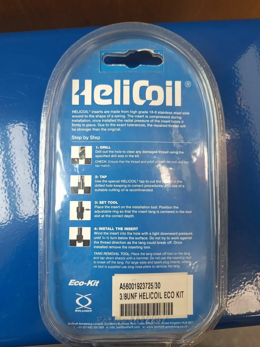 Helicoil Eco Kit UNF 3/8' - Image 2
