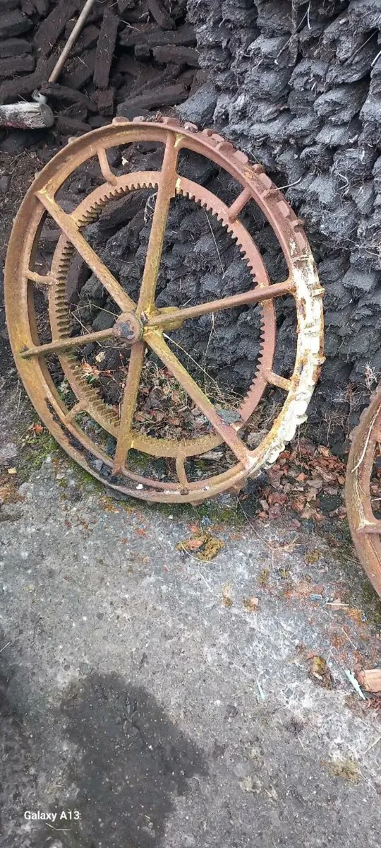 Cast iron wheels