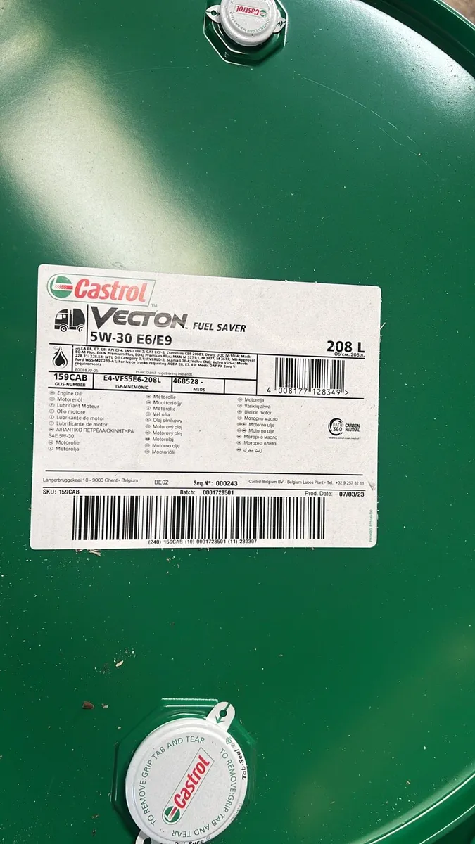 Castrol Vecton Fuel Saver E6/E9 5w-30 - Image 2