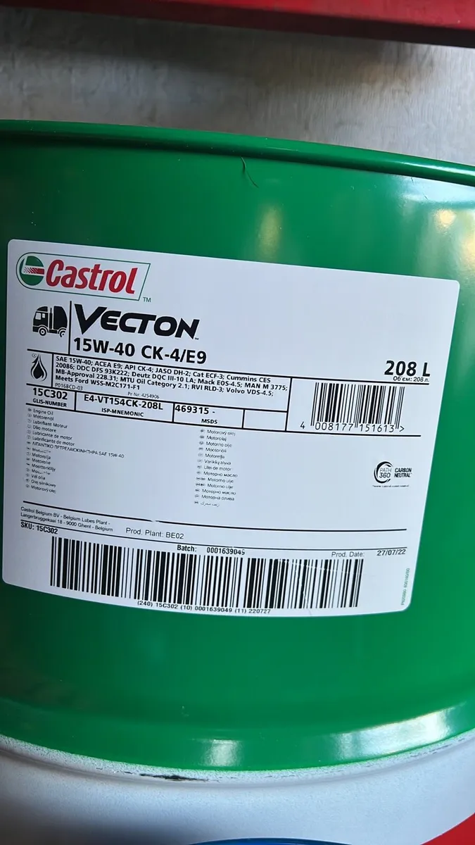 Castrol Vecton Fuel Saver E6/E9 5w-30 - Image 4