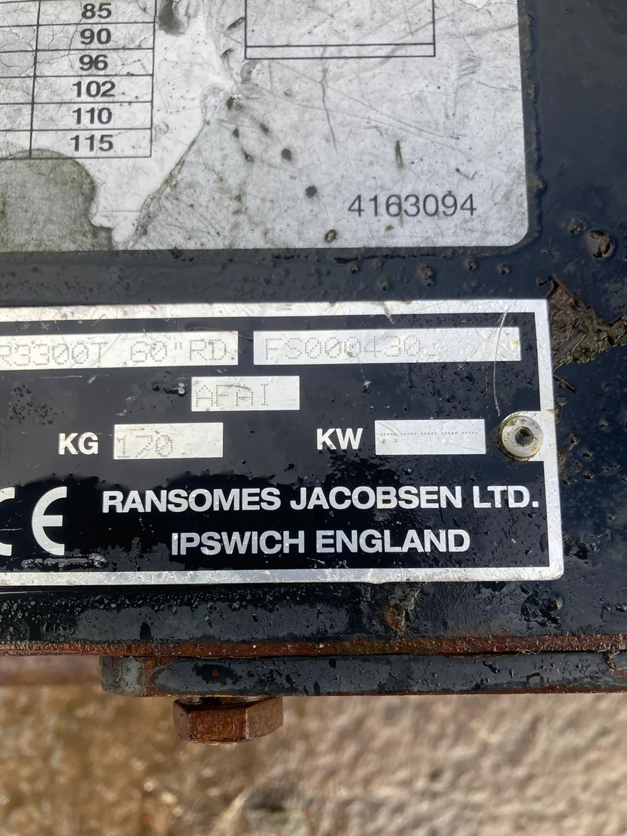 Ransomes HR 3300 RCD 60" rotary deck - Image 1