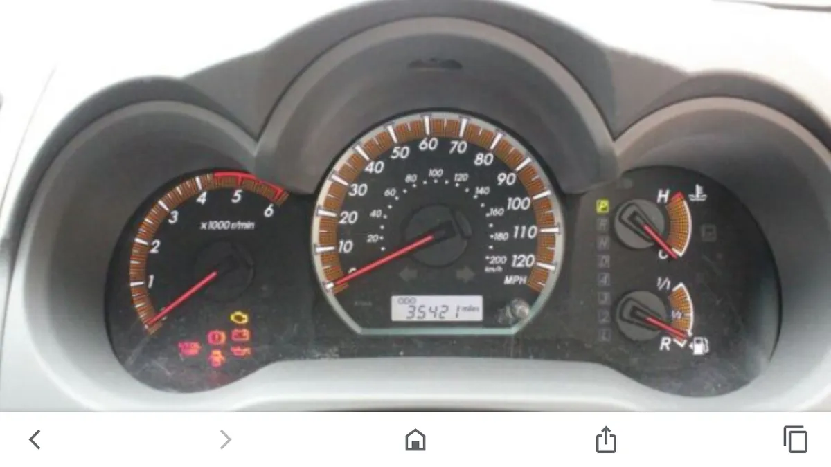 Hilux speedo repair , Hilux fuel gauge
