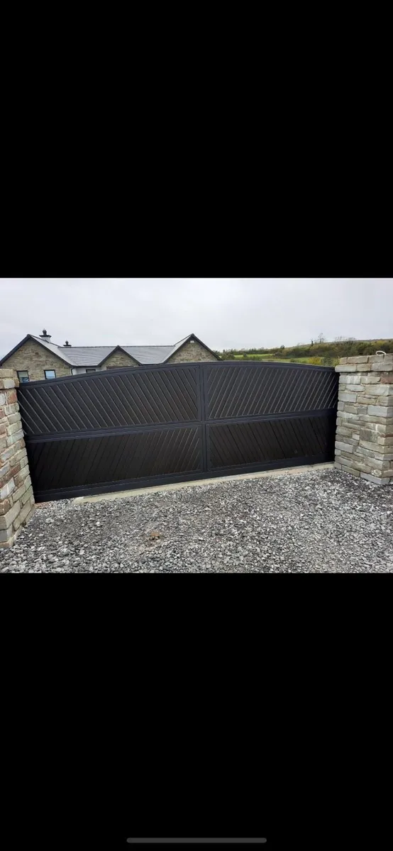 Steel Framed Pvc Sliding Gate - Image 1