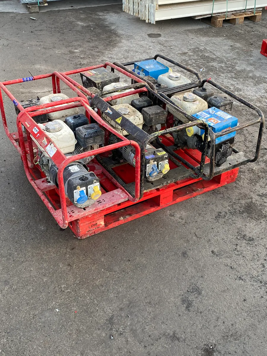 Choice of 6 Petrol Generators - Image 1