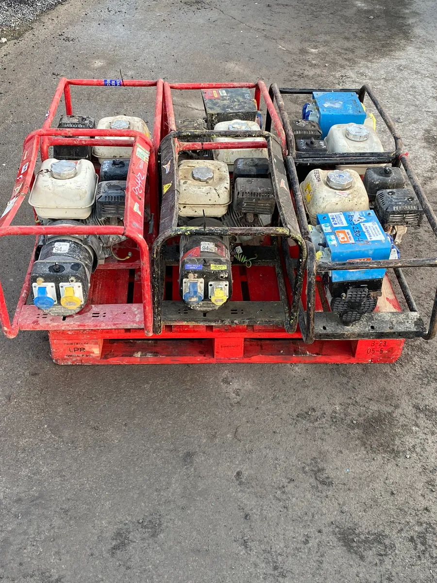 Choice of 6 Petrol Generators - Image 2