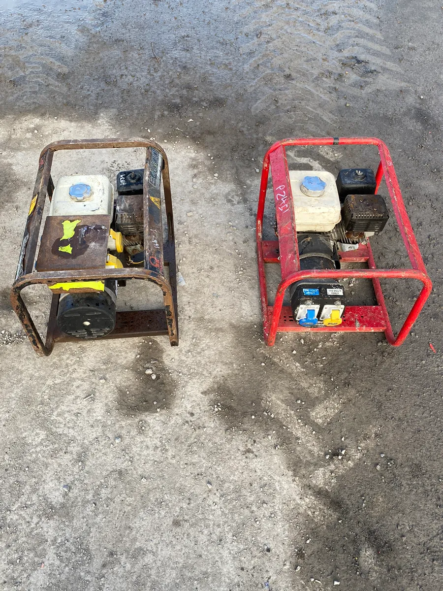 Honda Petrol Generators Choice of 15 - Image 2