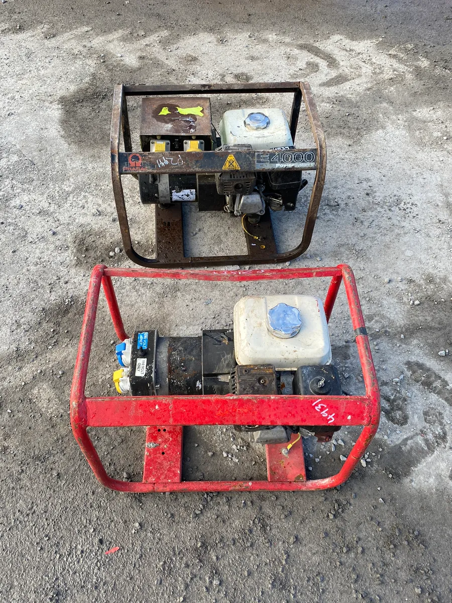 Honda Petrol Generators Choice of 15 - Image 3