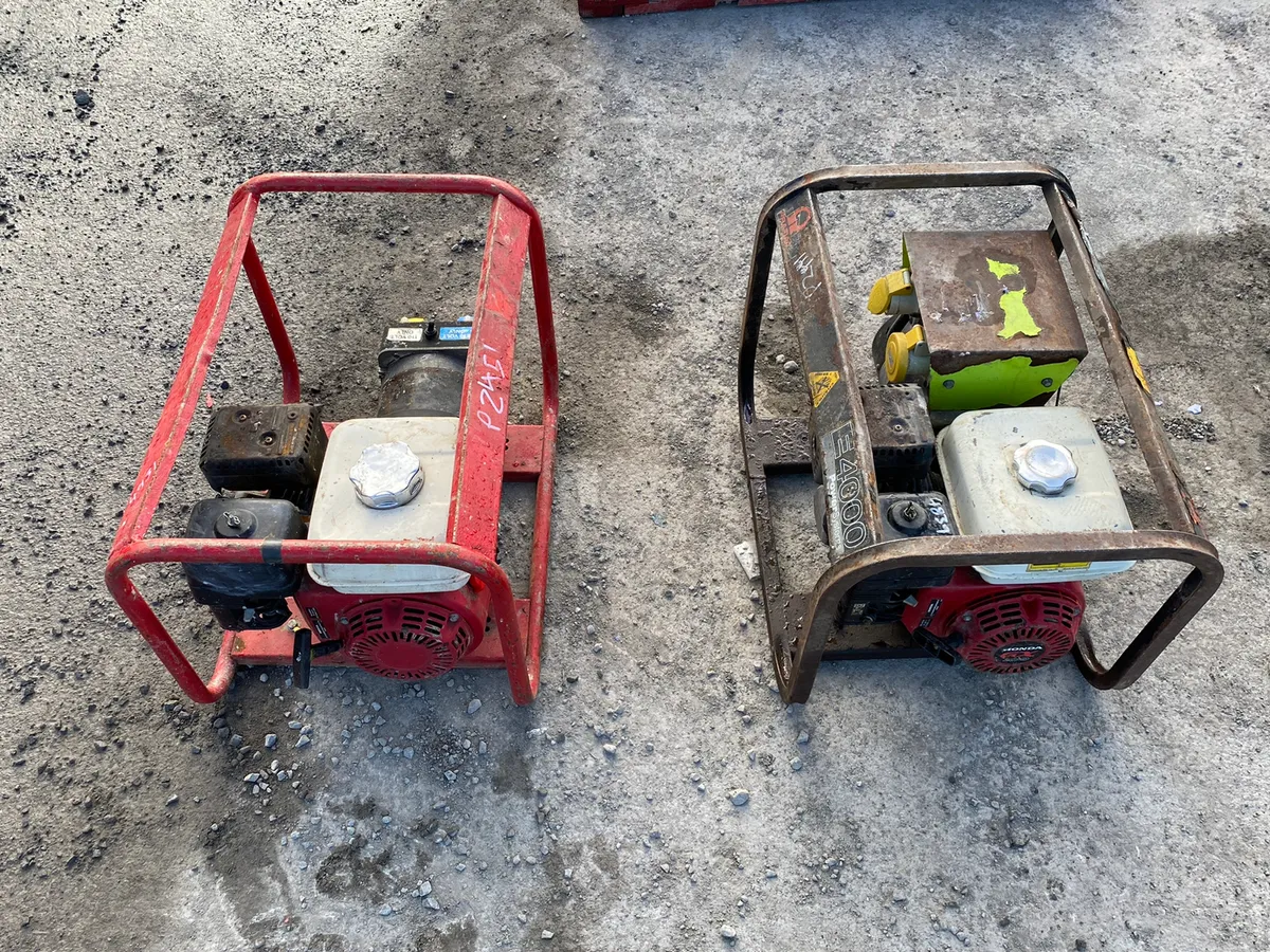Honda Petrol Generators Choice of 15 - Image 4