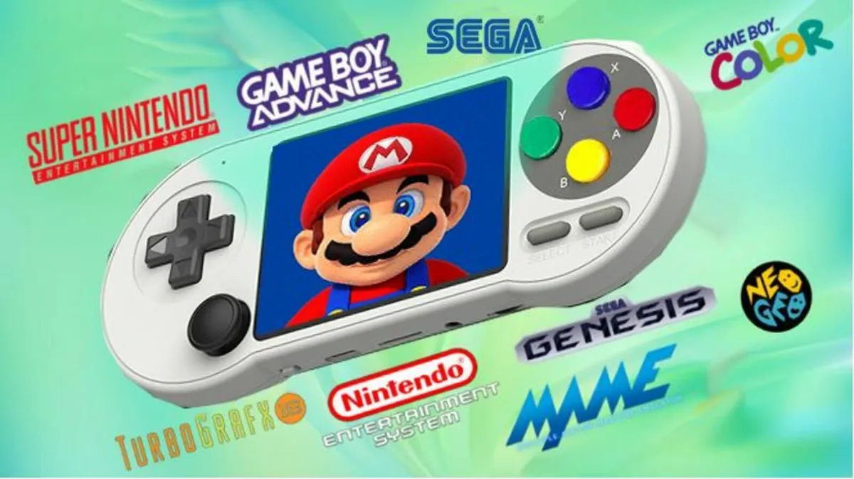 Nintendo Megadrive Arcade Handheld 6000 Games - Image 1