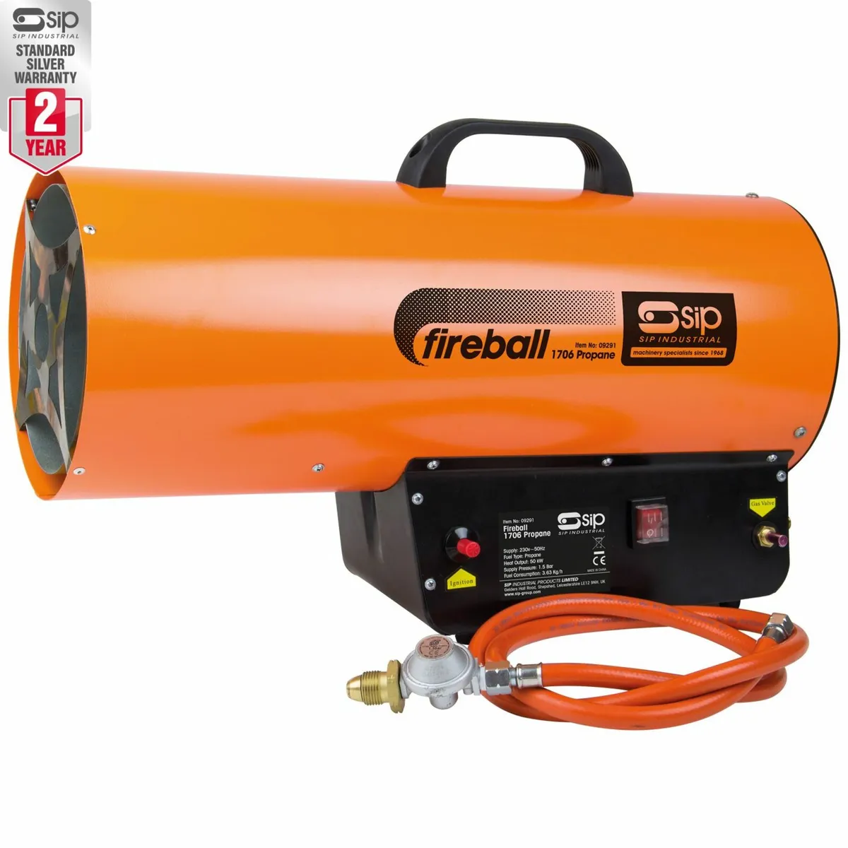 SIP Fireball 1706 Propane Heater (170,607 BTU/ hr) - Image 2