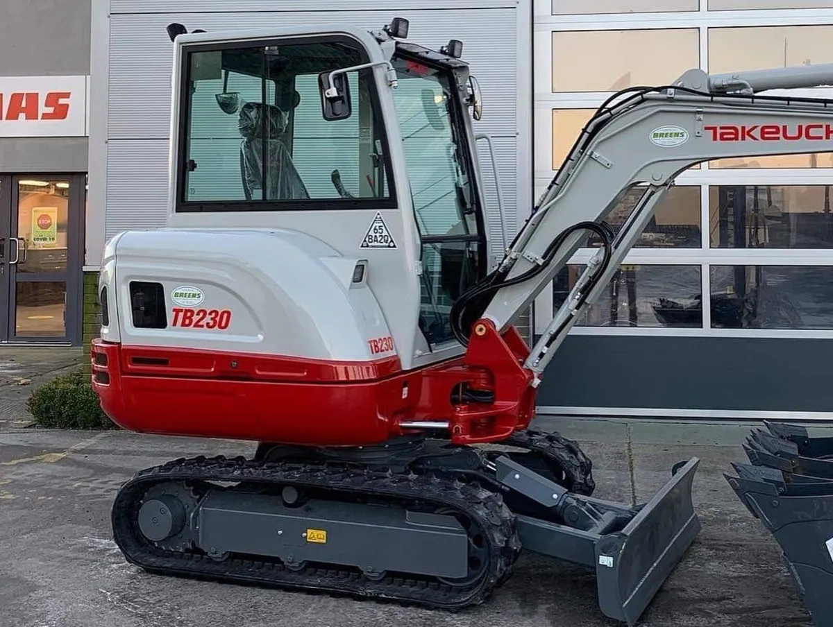 New Takeuchi TB230 - Only €85 per week… - Image 4