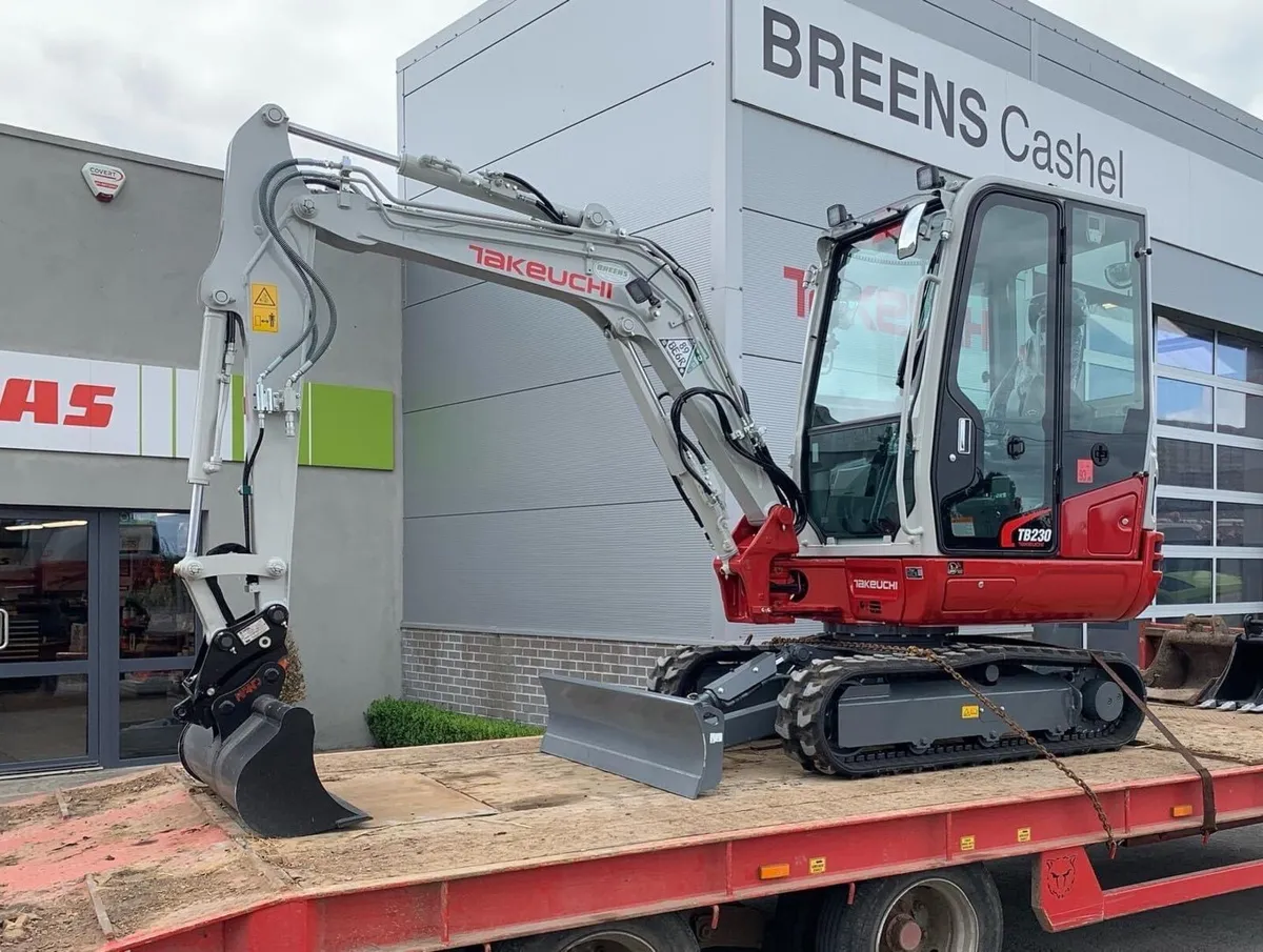 New Takeuchi TB230 - Only €85 per week… - Image 2