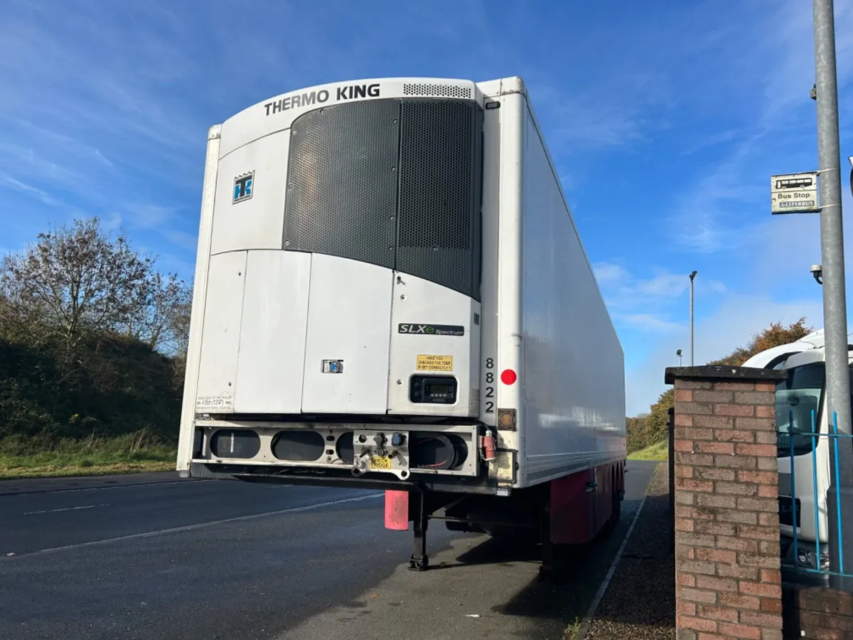 2014 dual evap fridge trailer with barn doors - Image 1