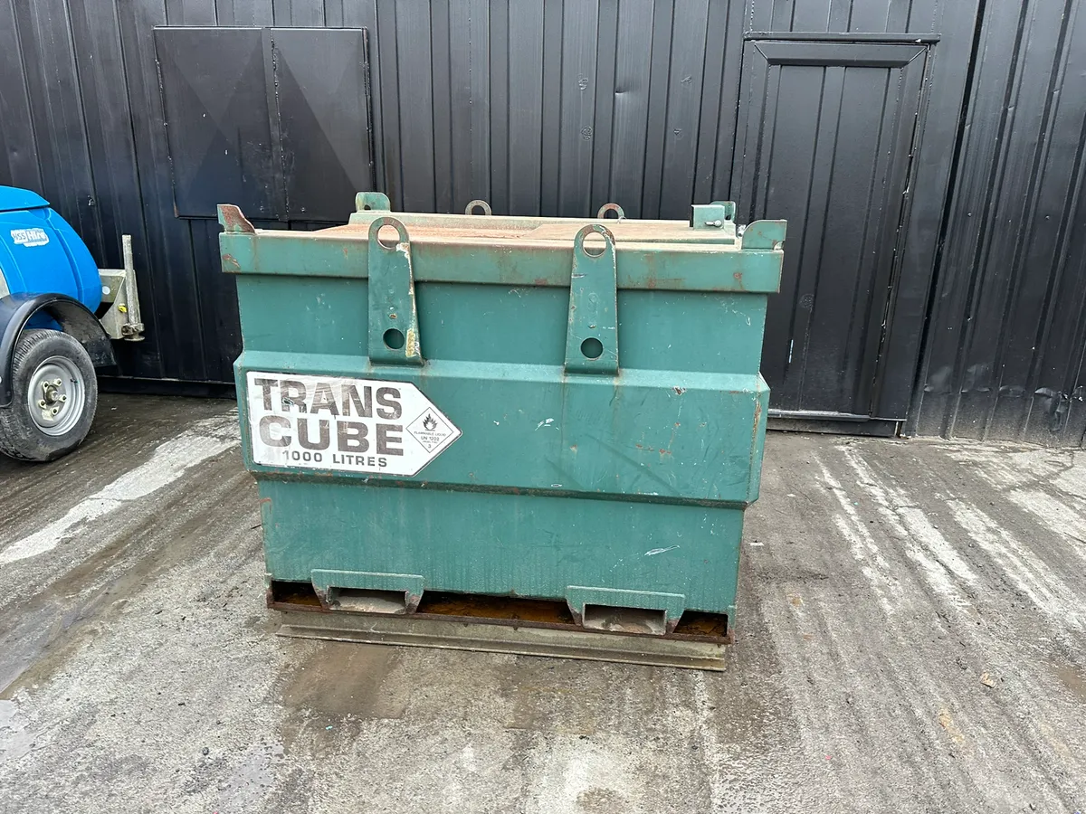 1000L Bunded Bowser with electric pump - Image 1