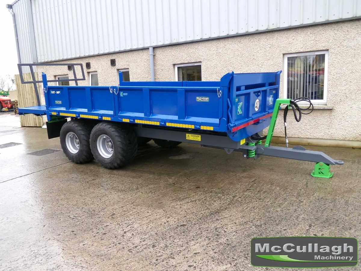 New K-Quip14ft x 7ft 6in Drop-side Tipping Trailer