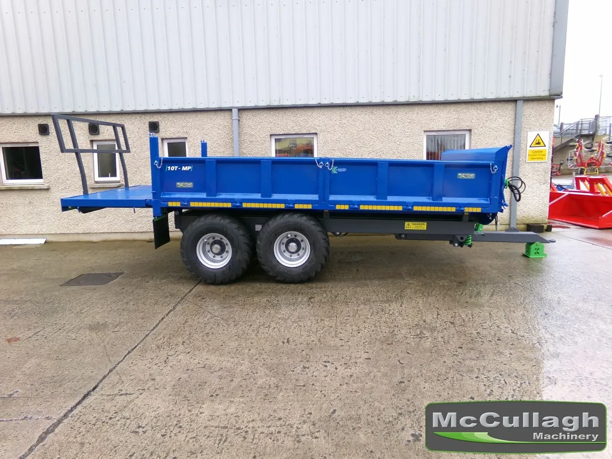 New K-Quip14ft x 7ft 6in Drop-side Tipping Trailer - Image 2