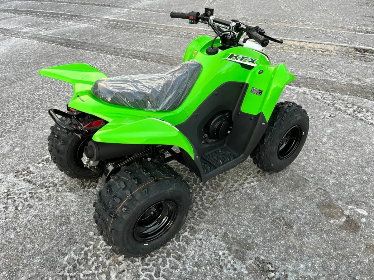 Naw Kawasaki 90cc Kids Quad - Image 4