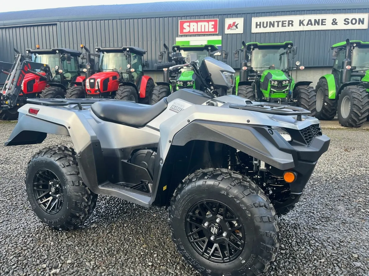 New Suzuki Kingquad 500XPZ - Matt Grey - Image 1