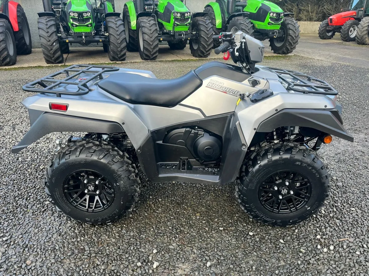 New Suzuki Kingquad 500XPZ - Matt Grey - Image 2