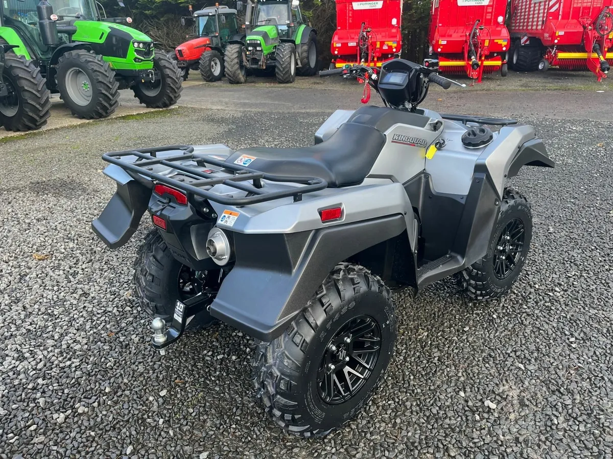 New Suzuki Kingquad 500XPZ - Matt Grey - Image 3