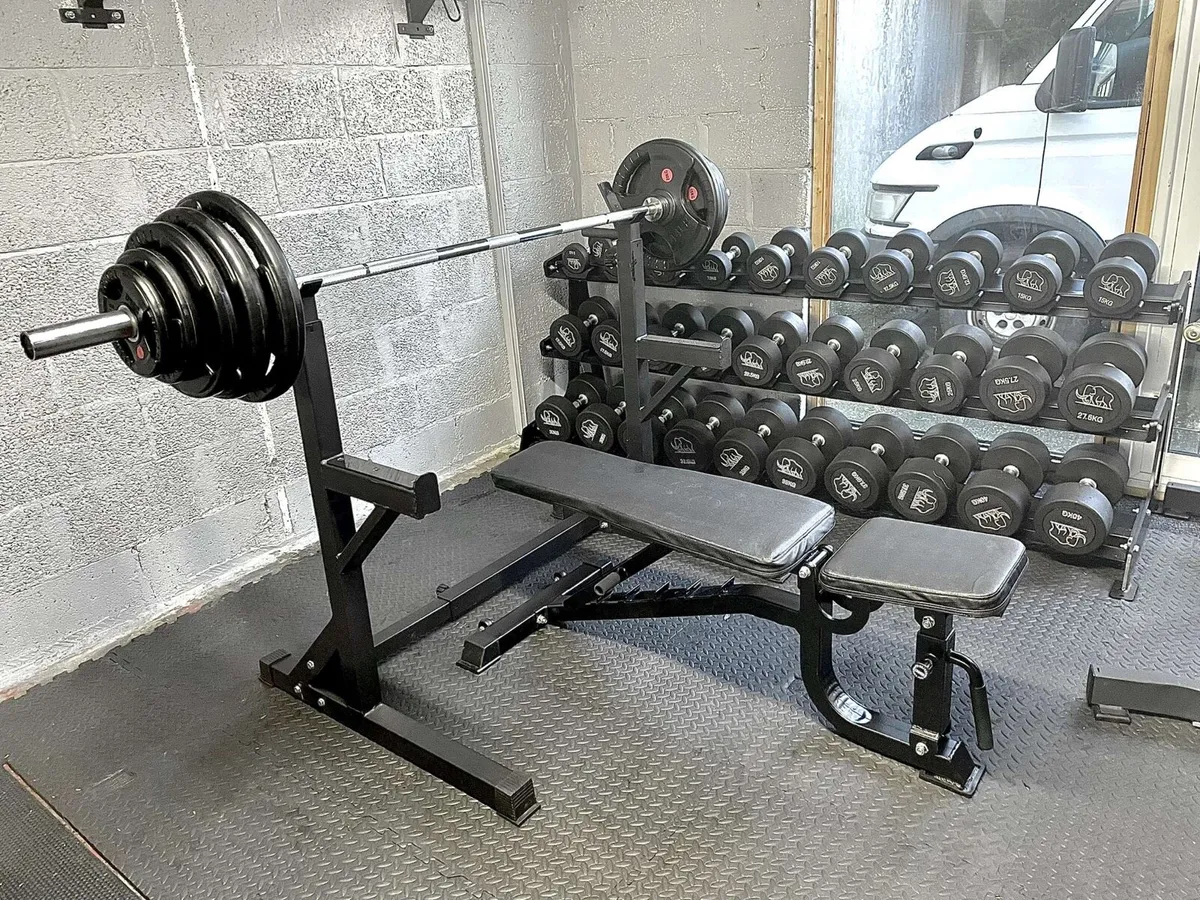 Olympic weight shop set for sale