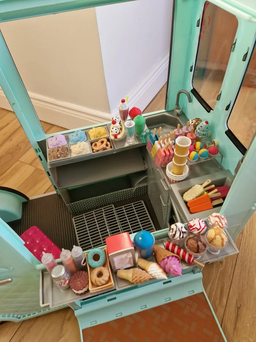 Our Generation Doll Ice-cream Van and Accessories - Image 1