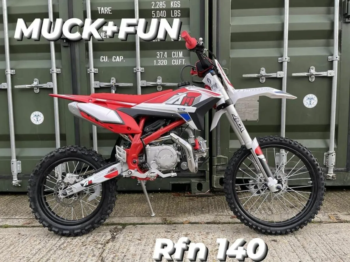 Rfn 140 Pit bike BIG WHEEL ESTART WARRANTY DELIVER