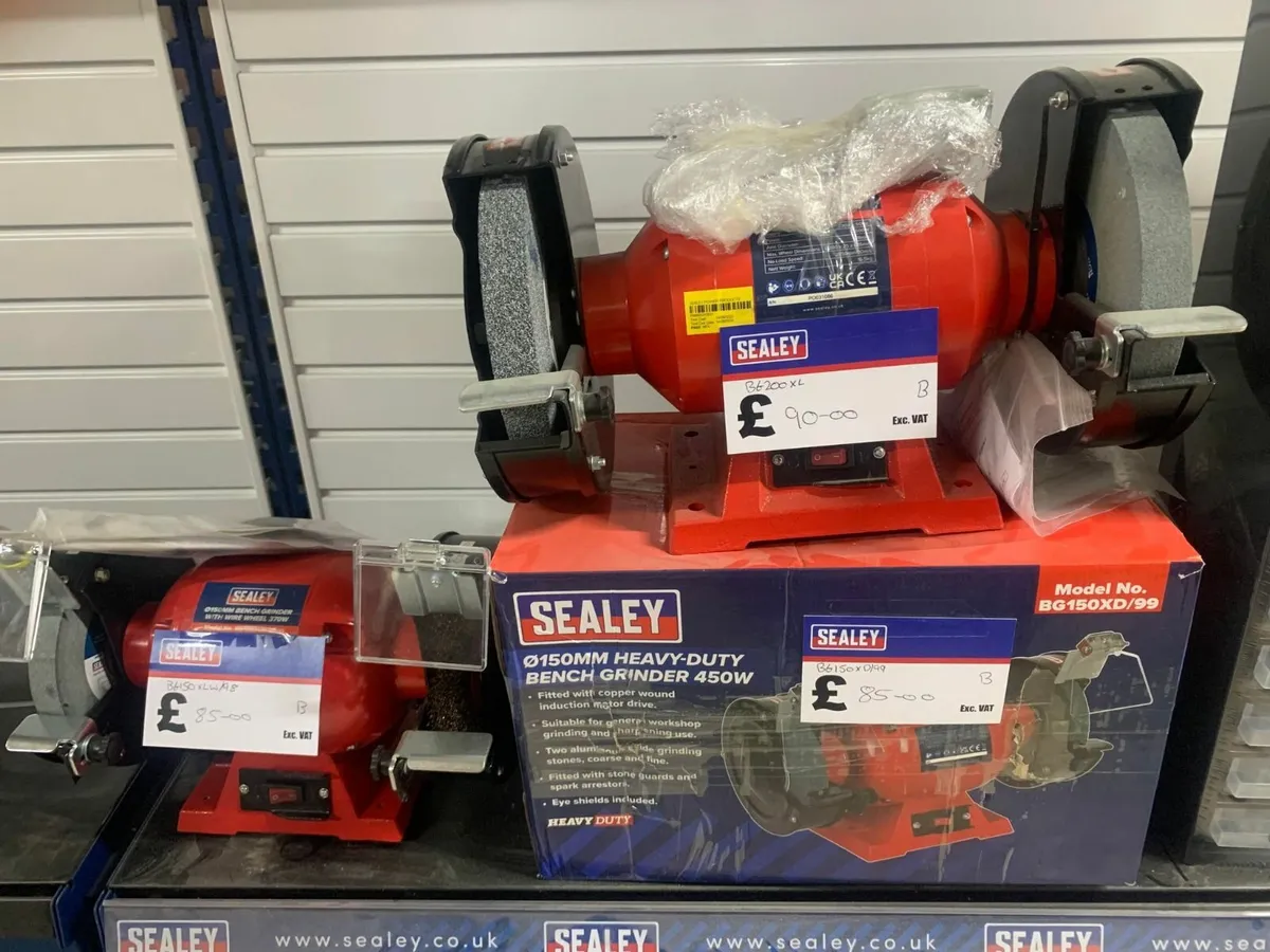 Sealey Heavy Duty Bench Grinder