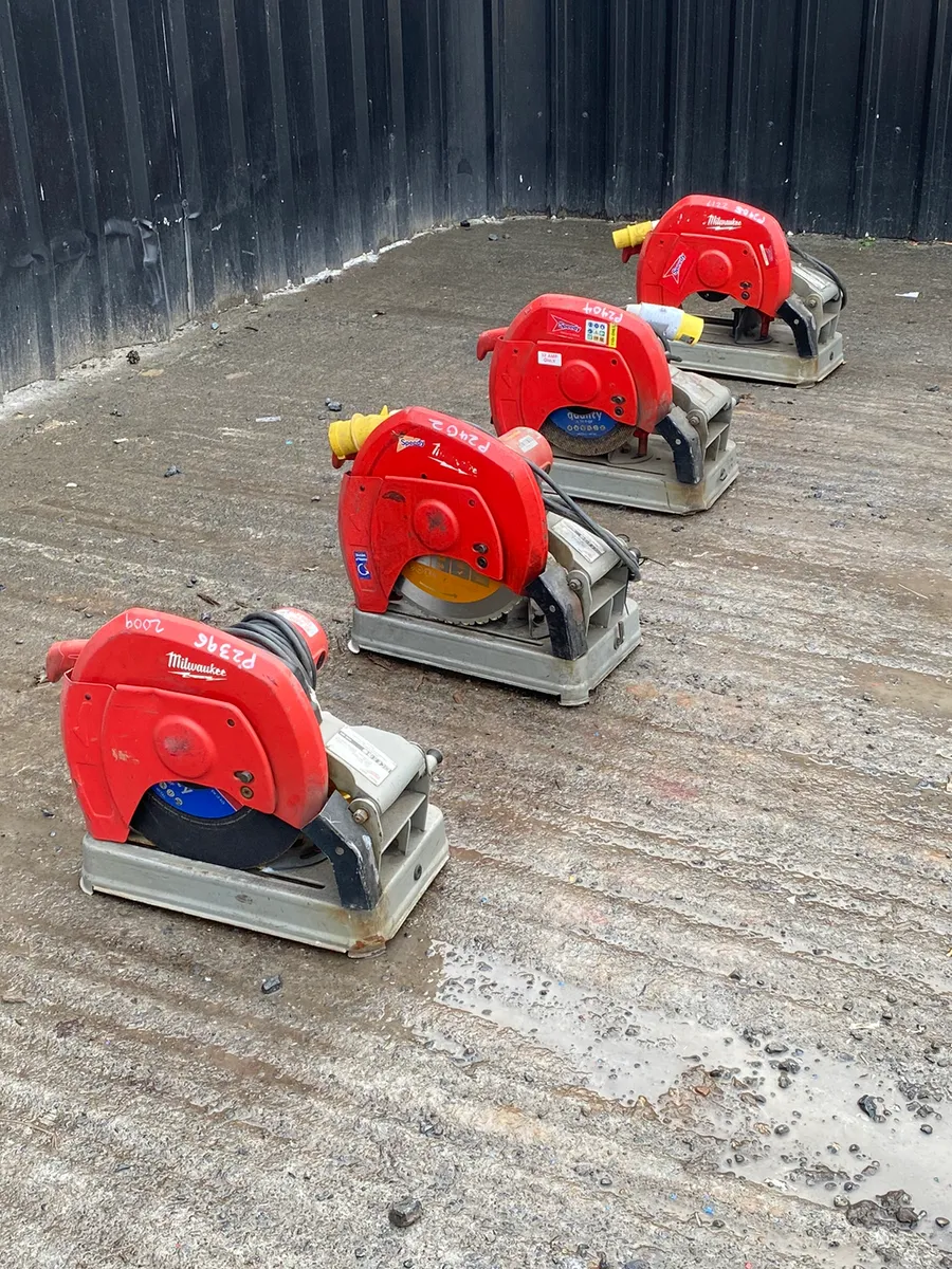 Choice of 4 Milwaukee CHS355 Chop Saws