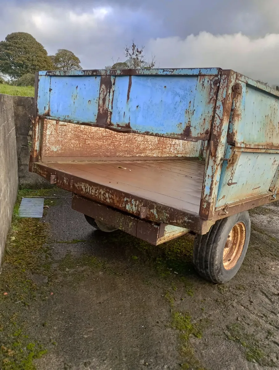 Tipping trailer Weeks c/w grain sides - Image 2