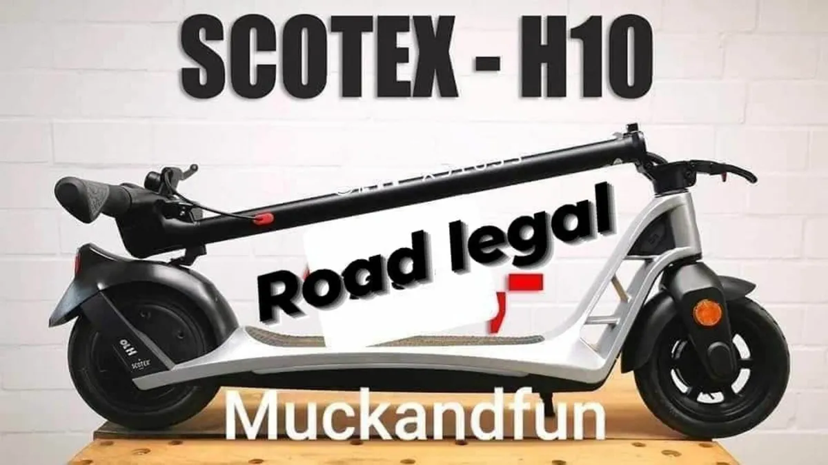 SCOOTEX Electric Scooter ROAD LEGAL DELIVERY - Image 1