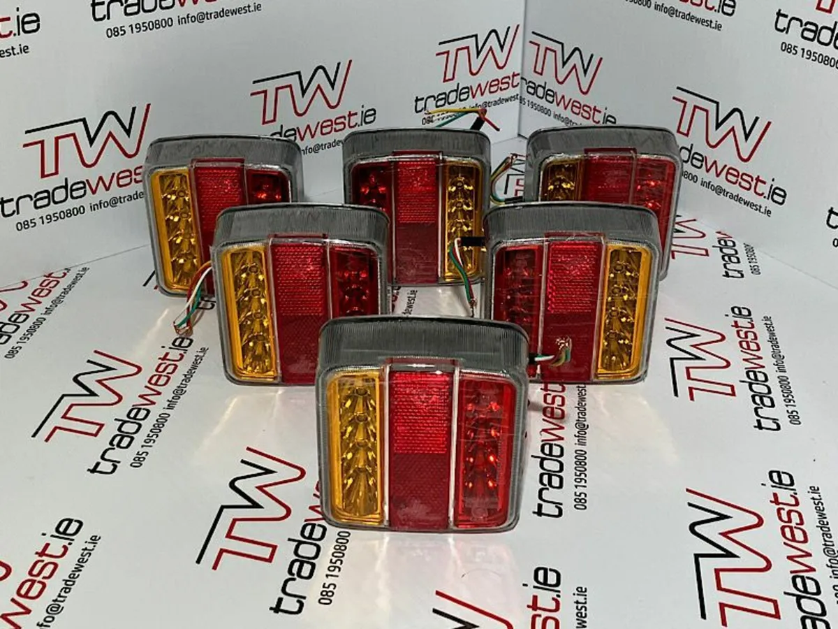 6pk 12V LED Rear Trailer Lights..Free Del - Image 1