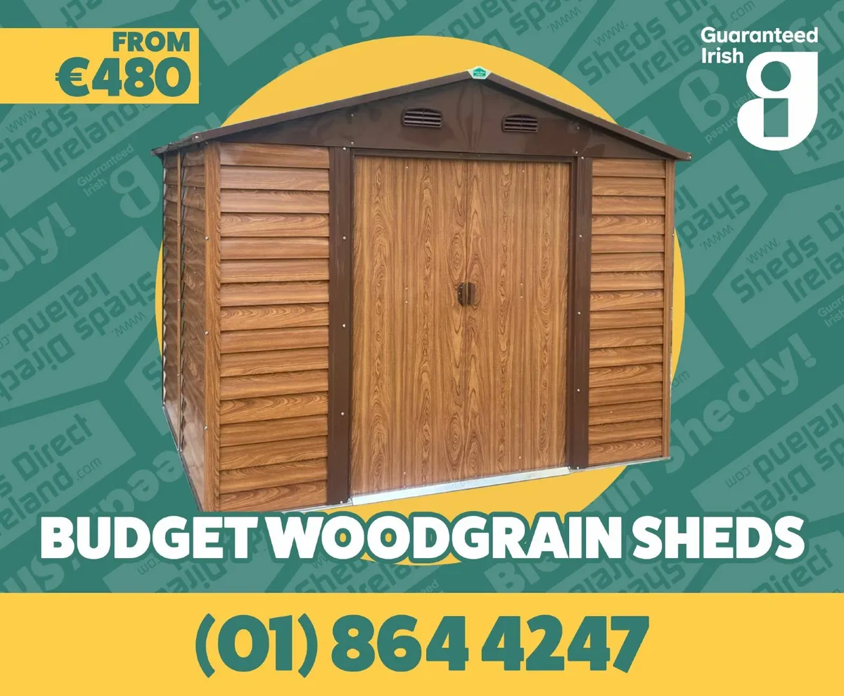 Budget Woodgrain sheds (Reduced to clear)