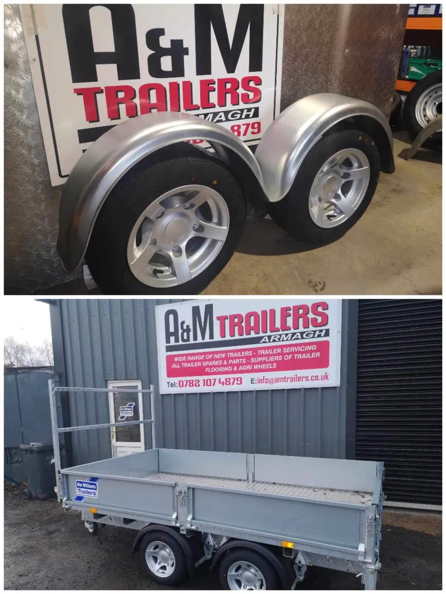 Ifor Williams trailer alloy wheels - Image 1