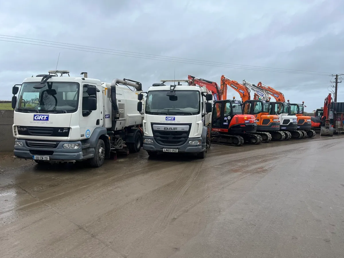 Plant & Tool hire, road sweeper
