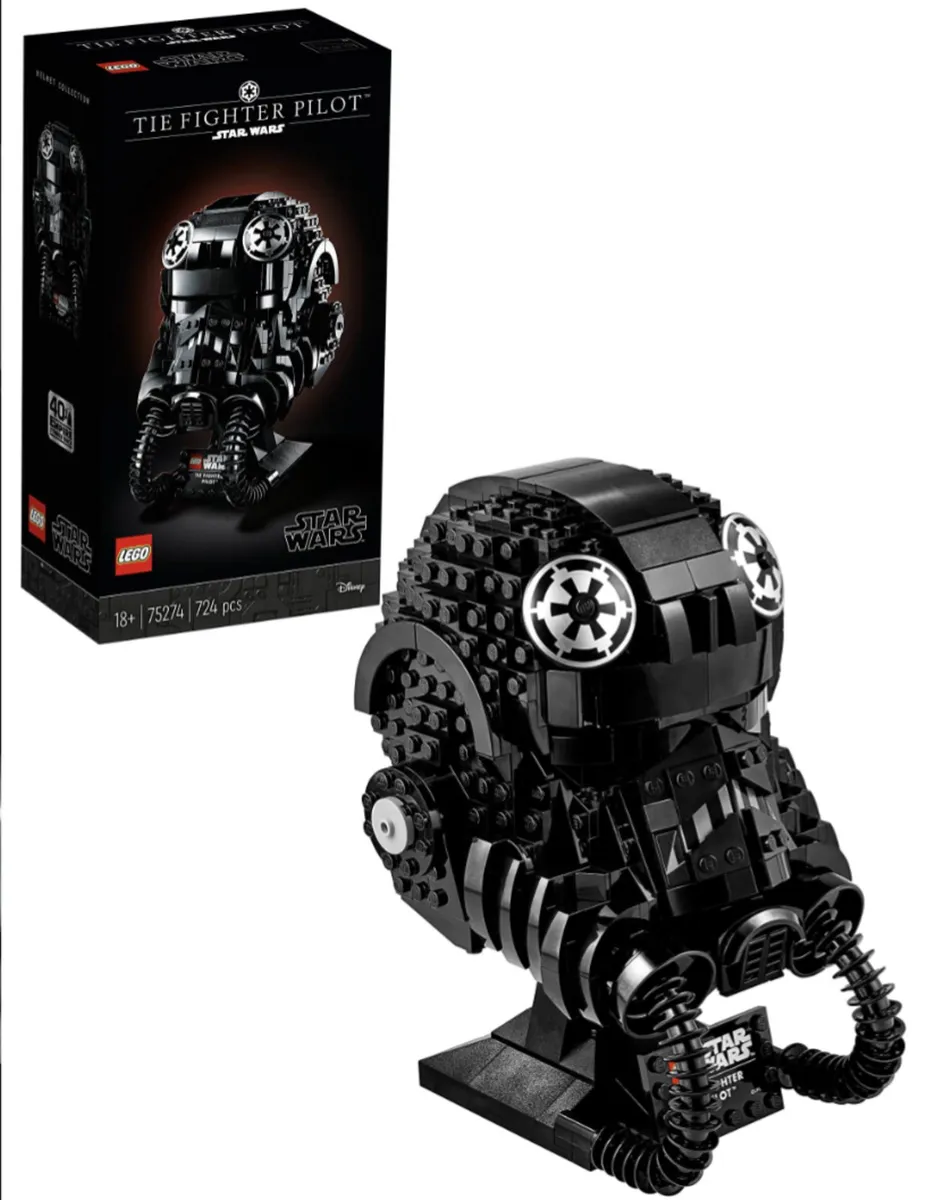 Lego 75274 Star Wars Tie Fighter Pilot Helmet - Image 1