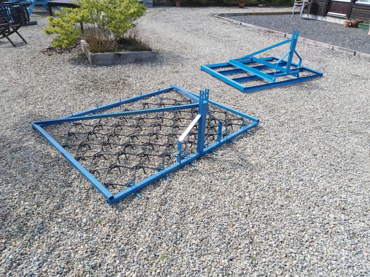 Mounted chain harrows (6+8ft) - Image 4