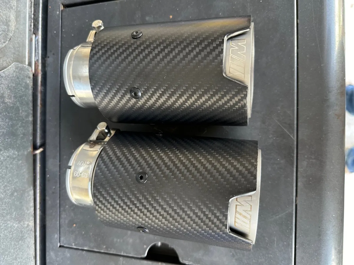 Bmw M Exhaust Tips Carbon Fibre - Image 2