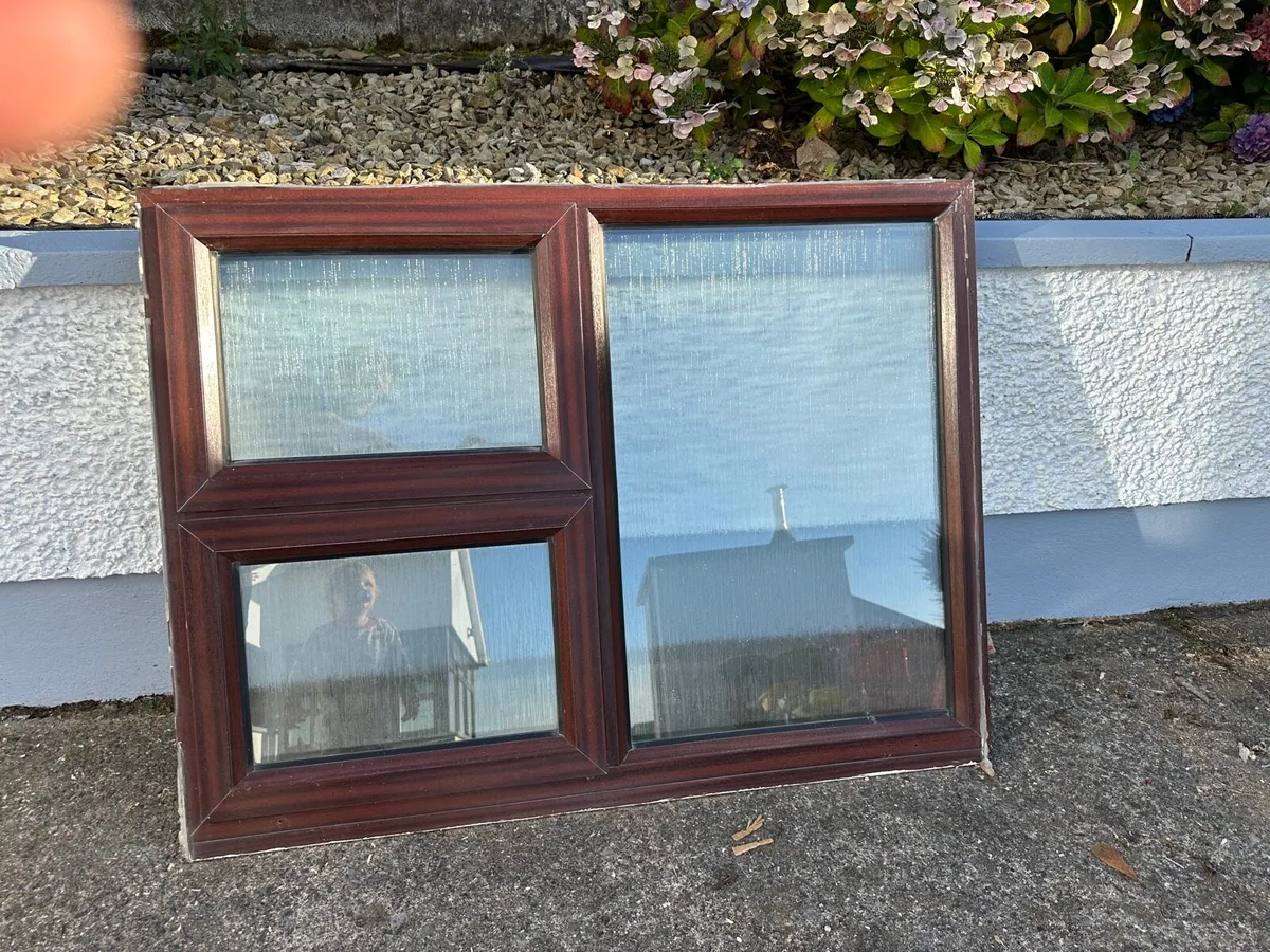 PVC Double Glazed Windows - Brown