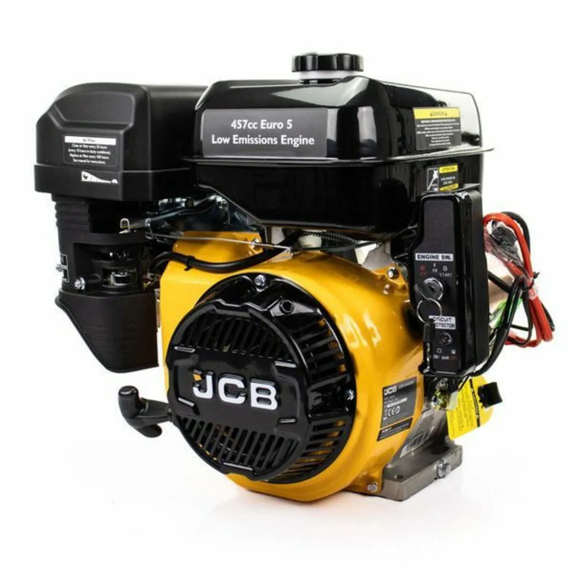 JCB 15hp 25.4mm 1” Petrol Engine, 457cc, 4 Stroke,