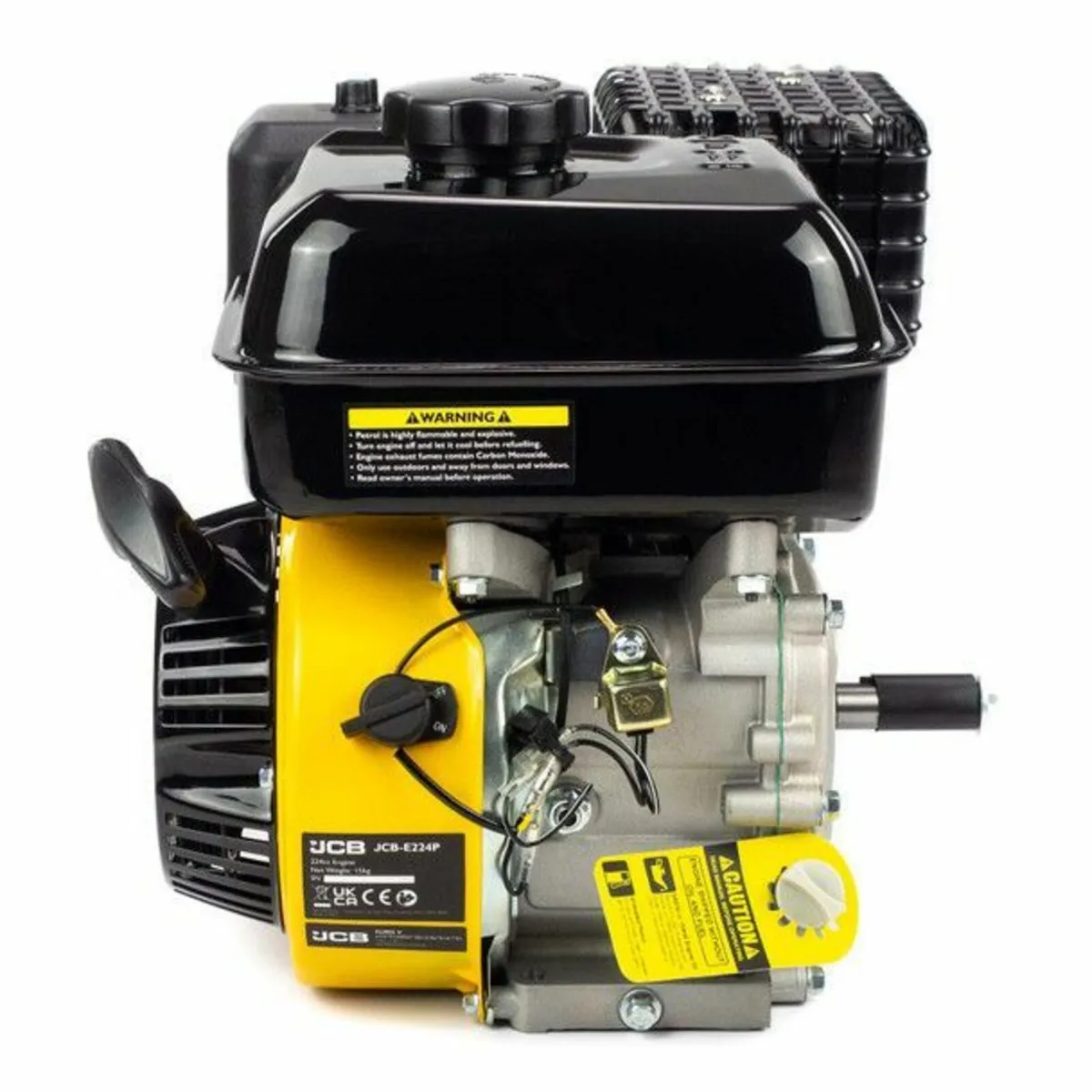 JCB 7.5hp 19.05mm, ¾” Petrol Engine, 224cc, 4 Stro - Image 2