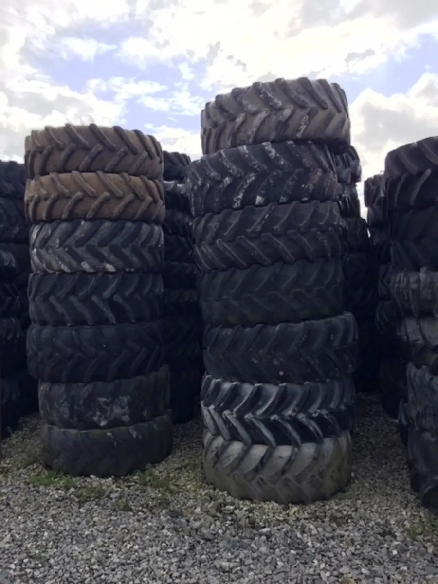 Large Selection Of Part Worn Tractor Front Tyres - Image 1