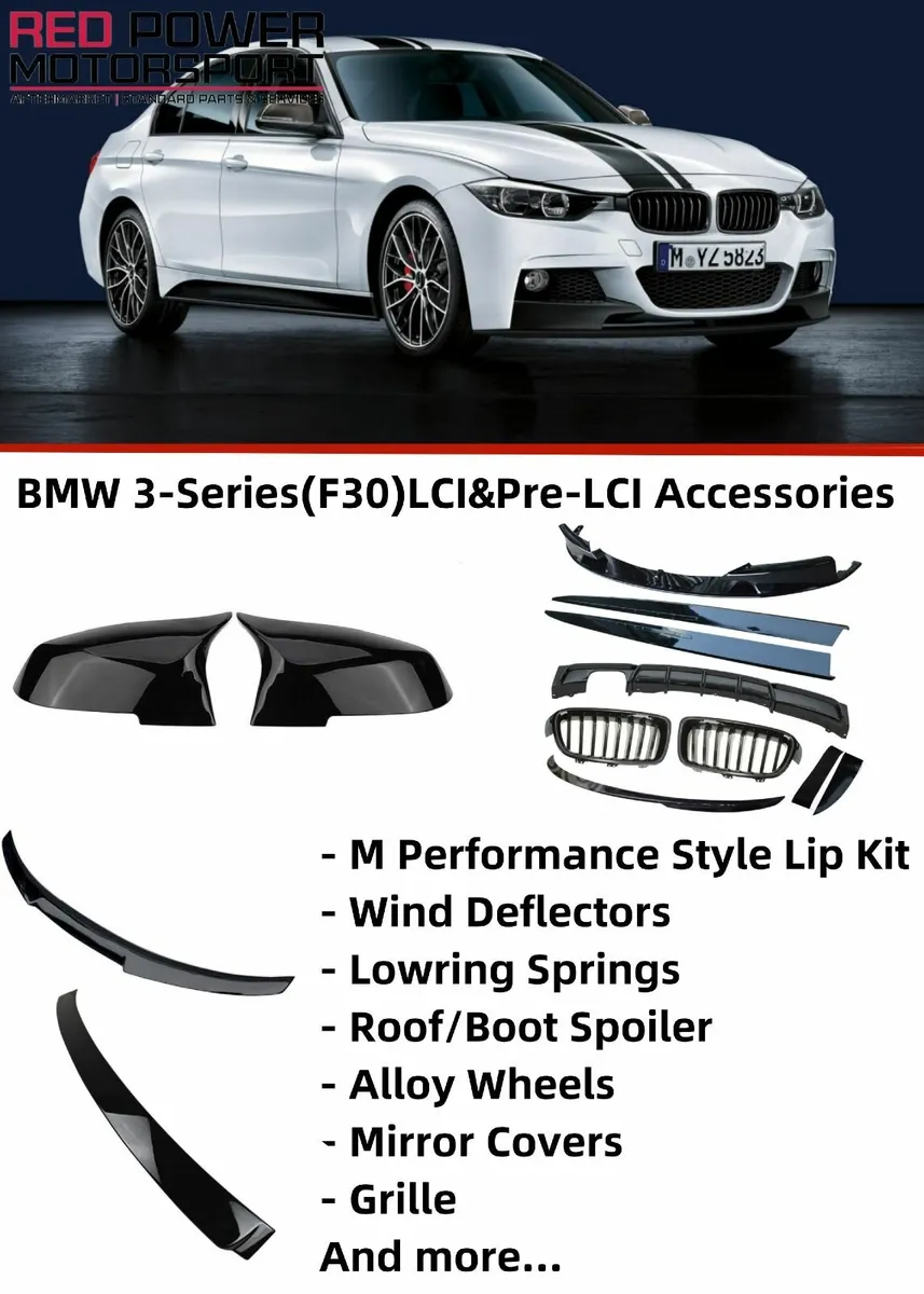 BMW 3-Series(F30) LCI&Pre-LCI Accessories - Image 1
