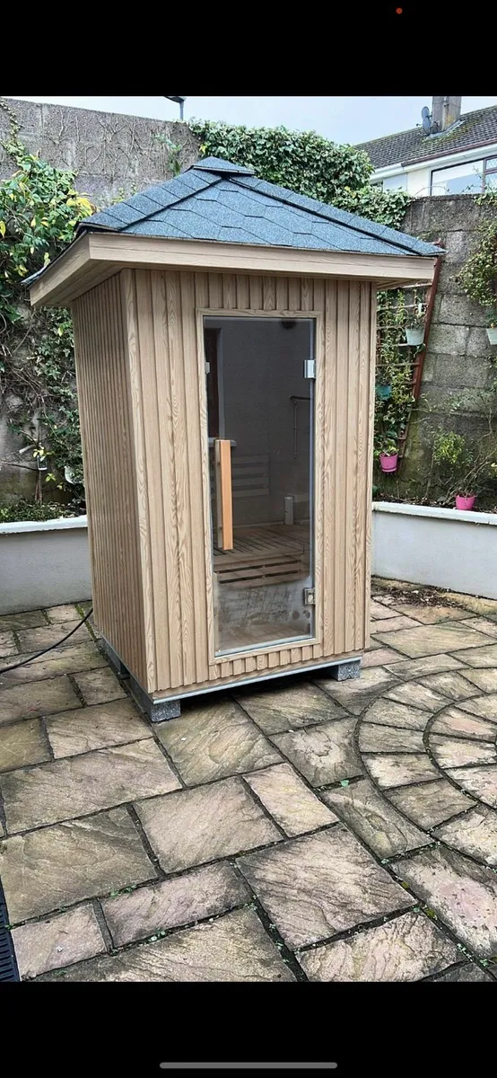 Outdoor Sauna NEW IN BOX (1 to 2 Person) - Image 1