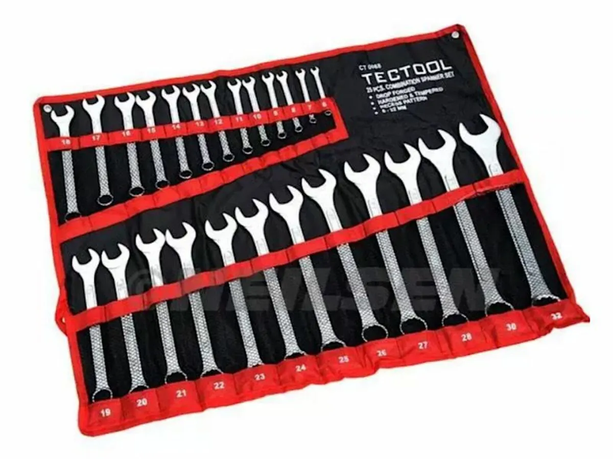 25Pc Combination Spanner Set.