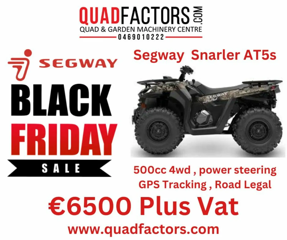 SEGWAY SNARLER AT5 BLACK FRIDAY SUPER DEAL