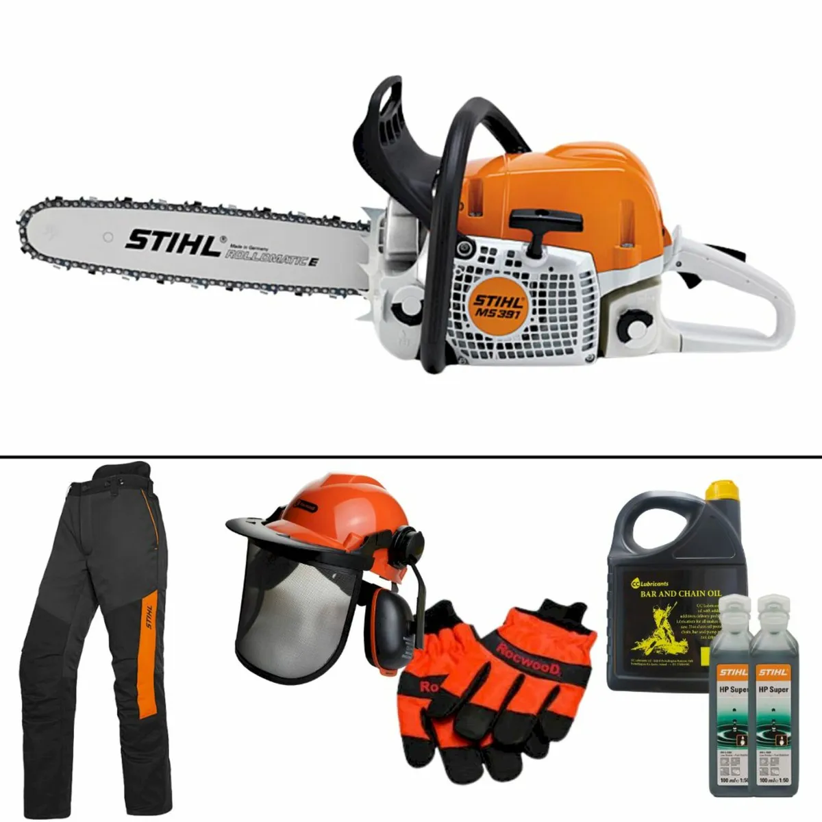 Starter Kit (Trousers, Helmet, Gloves, Oils)